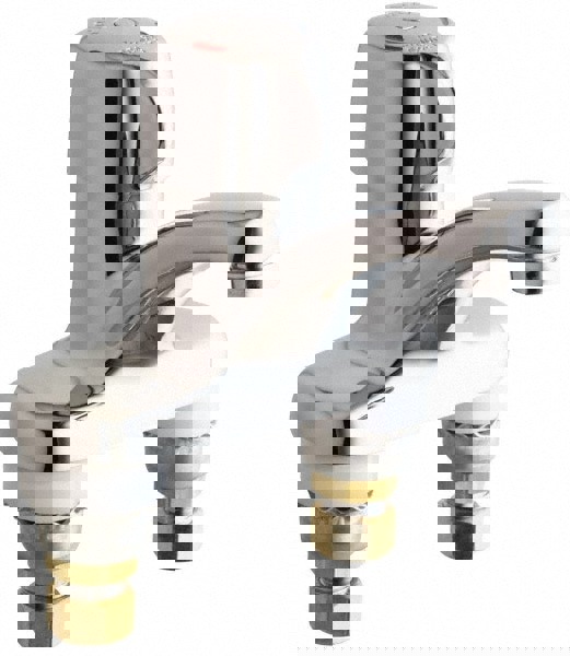 Round Handle, Deck Mounted Bathroom Fauc